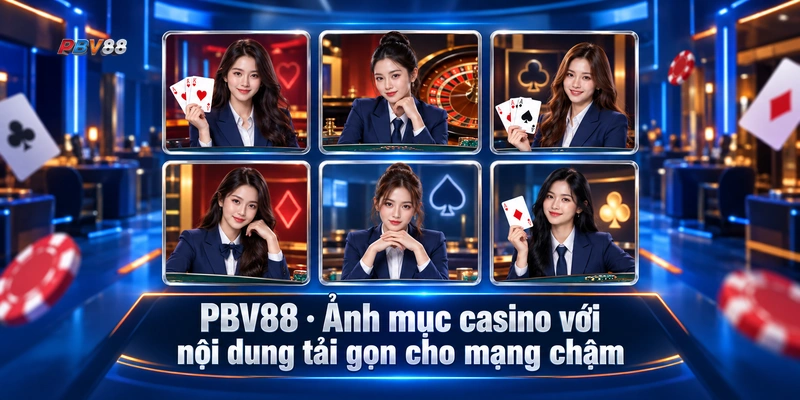 PBV88 · Ảnh mục casino với nội dung tải gọn cho mạng chậm